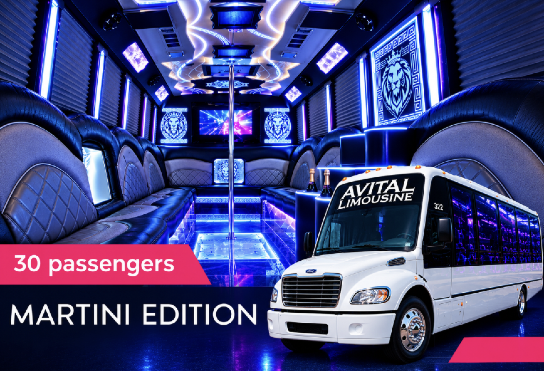 Chicago Party Bus Martini edition